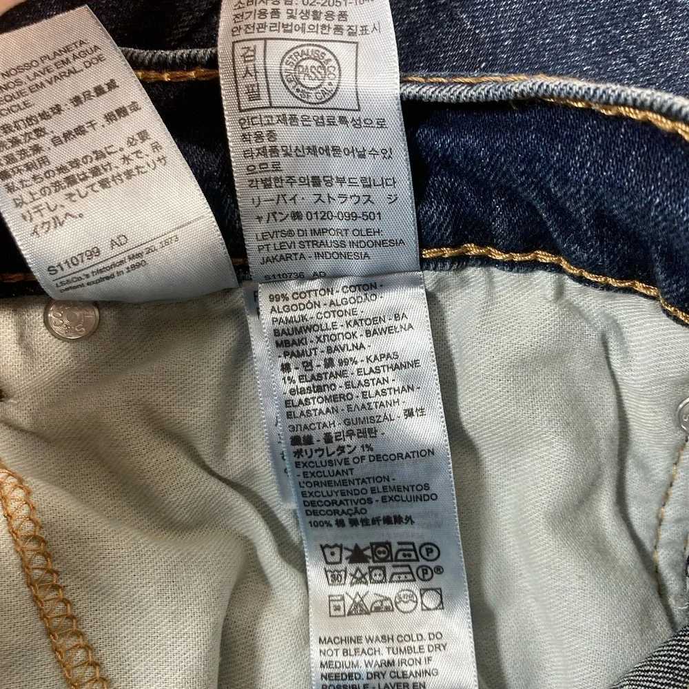 Levi's 505 Jeans 40x30 Blue Straight‎ Denim Cowboy Ranch USA